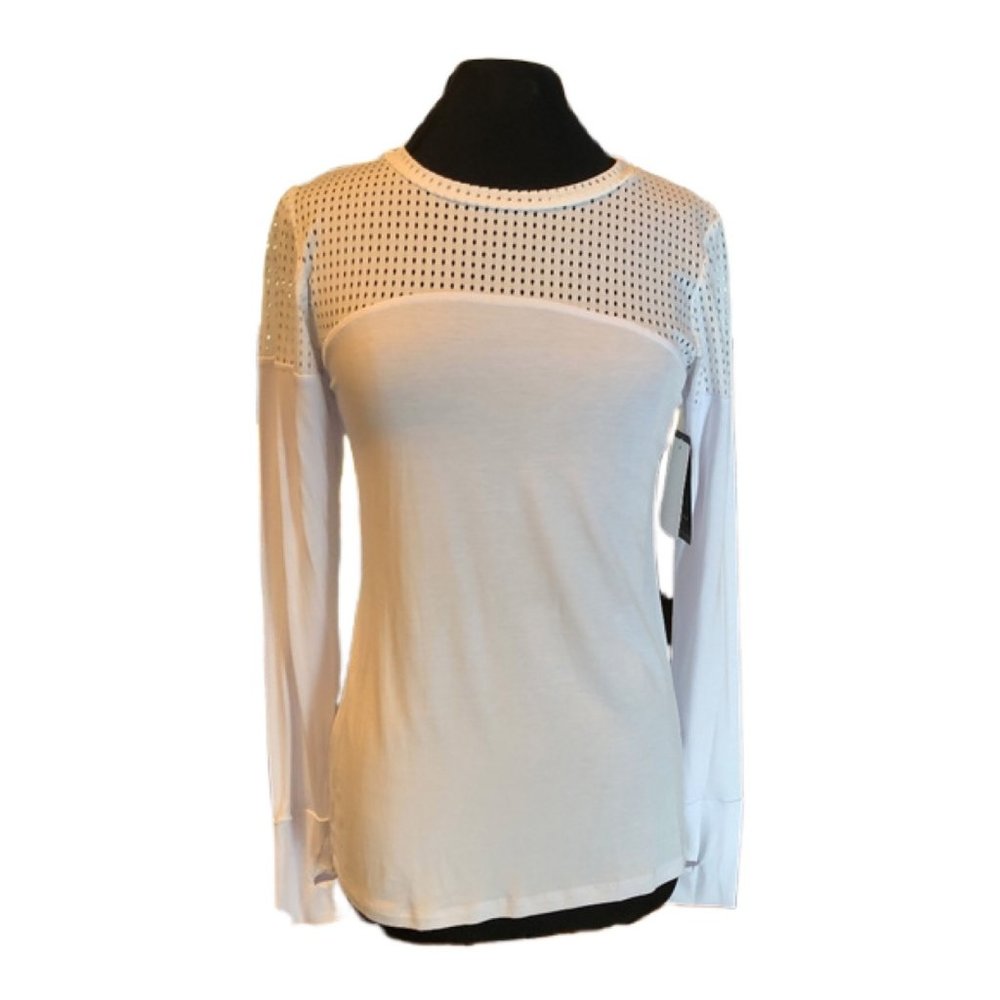 Body Language Cara Pullover l/s Mesh detail